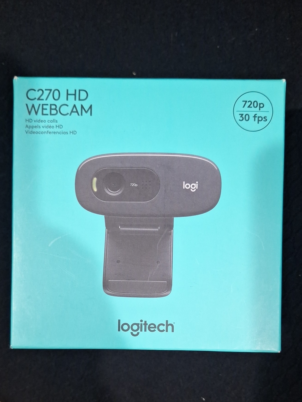 Logitech C270 HD Webcam — Black